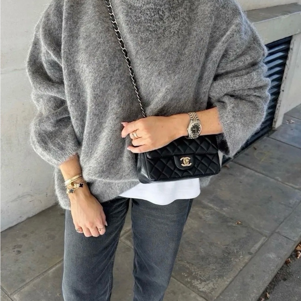 H&M Gray Knit Sweater